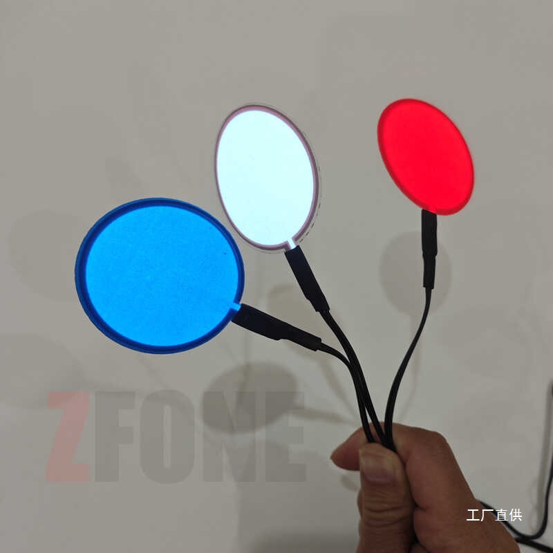 Cuttable Led Light-Emitting Sheet Ultra-Thin Light-Emitting Board Cold Light Sheet Battery Type Light Guide Plate Backlight Plate Flexible Light Board 12V