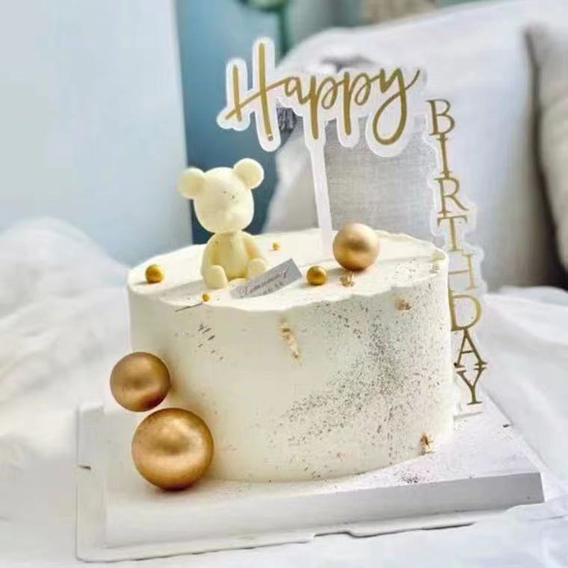 Тайду интернет-звезда подвесной акриловый вставка для торта прямая поставка украшение для торта с днем рождения