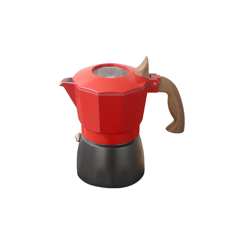 Wholesale New Italian Extraction Coffee Pot, Coffee Moka Pot, Double Valve Moka Pot, Coffee Biloti Appliance