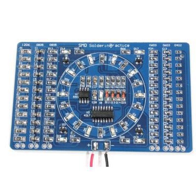 Smd Rotating Water Lamp Kit Smd Component Welding Practice Board Skills Training Digital Production Zy-15-1