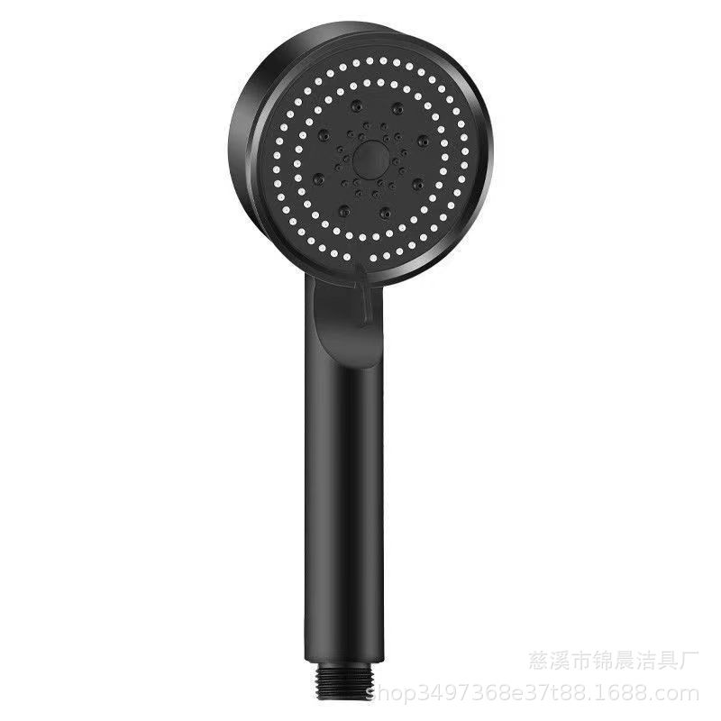 Explosions Black Samurai Shower Head Handheld Shower Head Five-speed Pressurized Shower Head Pressurized Shower Head Water Heater