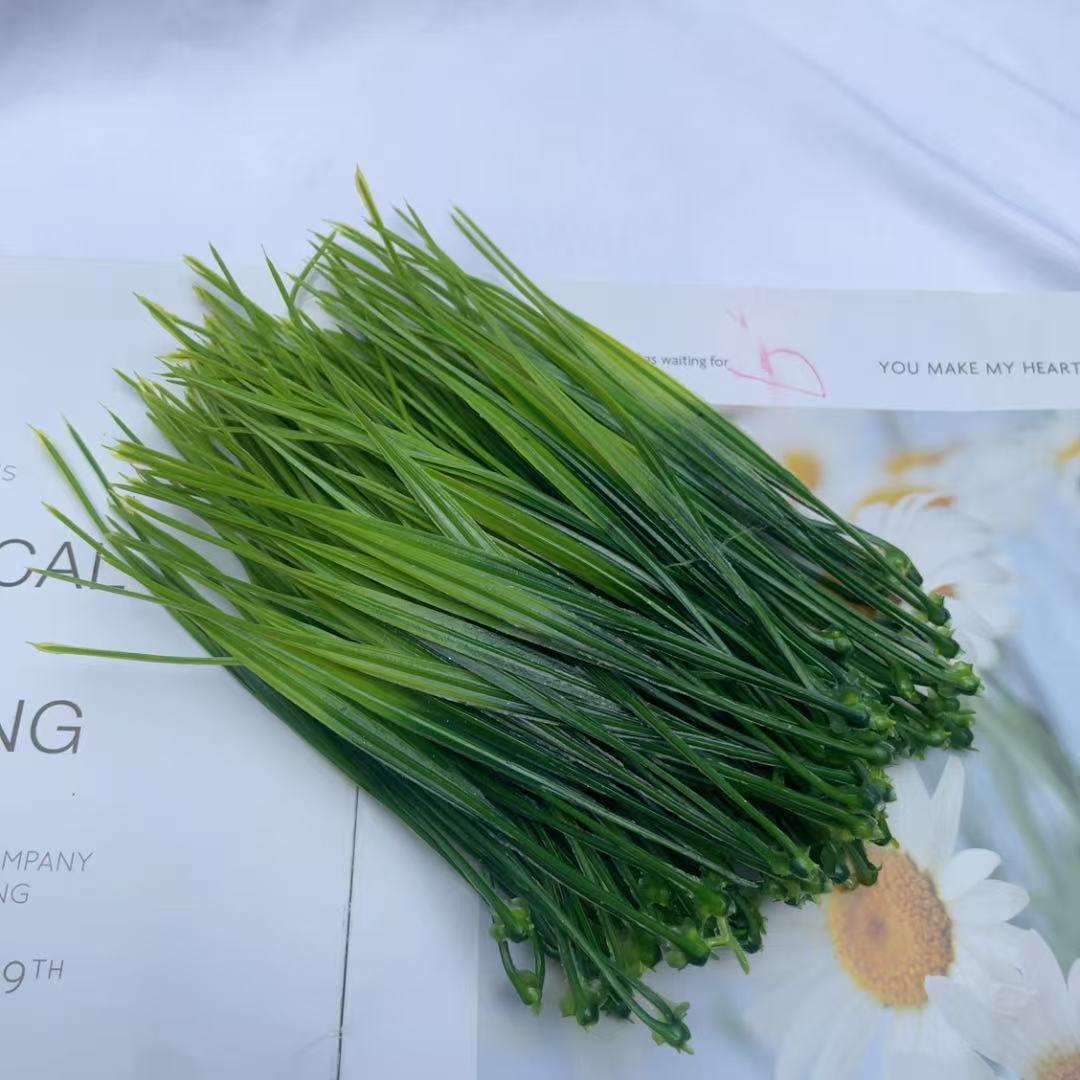 Plant Wall Green Artificial Flowers, Water Plants, Spring Grass, Flower Arrangement Accessories, Outdoor Scenery, Wedding Decoration, Soft Decoration Design