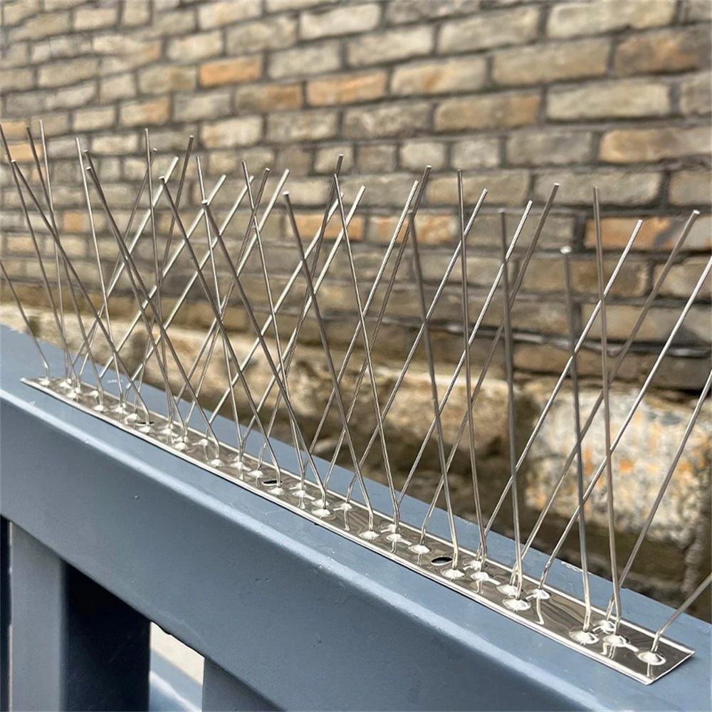 304 stainless steel anti-bird thorn 25cm33cm50cm balcony orchard stainless steel bird-repellent thorn Amazon explosions