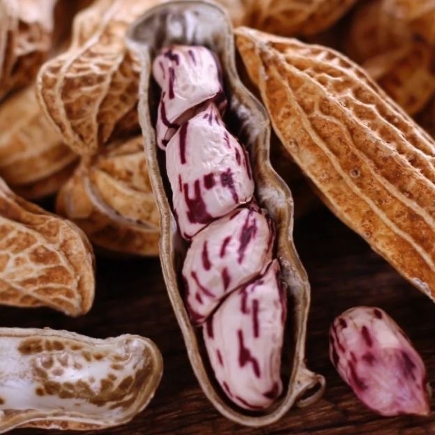 Colorful Flower Birthday Sun-Dried Shelled Raw Peanuts, Colorful Peanuts, Casual Snacks, Fragrant, Nutritious and Delicious Peanuts to Drink with Wine