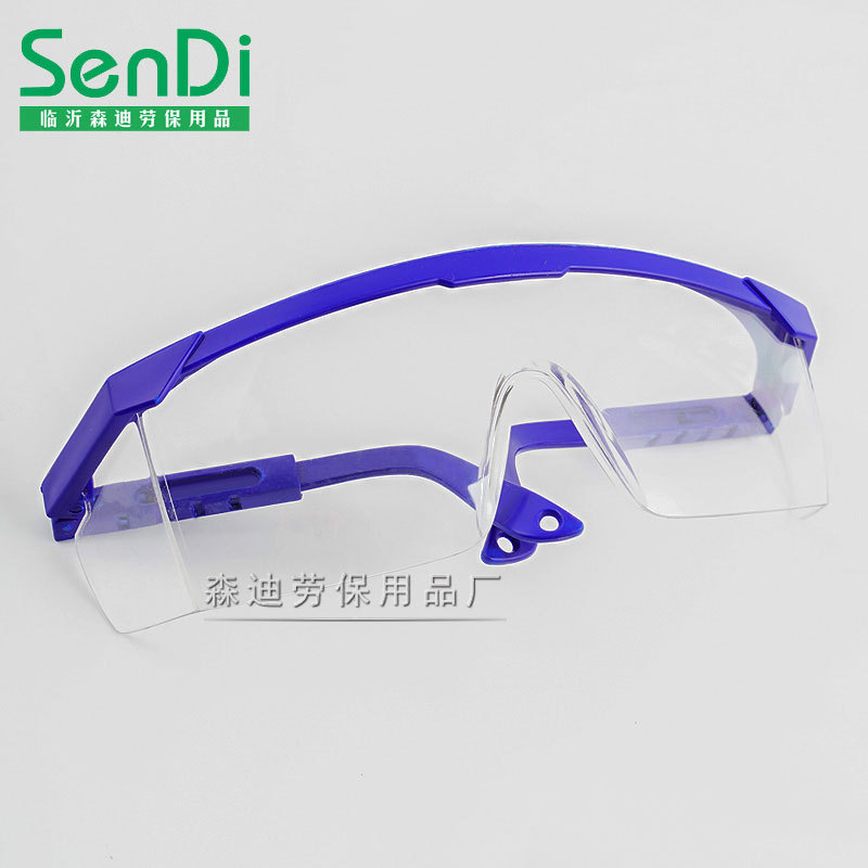 PC protective glasses transparent anti-dust impact industrial black anti-glare labor protection welder goggles wholesale