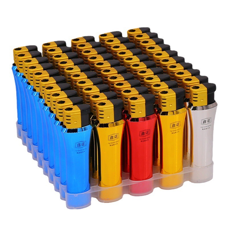 Manufacturer Wholesale Disposable Grinding Wheel Lighter Free Printing Lg New Popular Windproof Lighter Customization