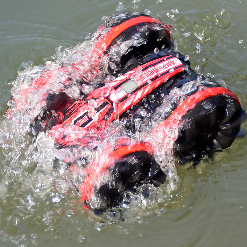 Foreign Trade Cross-Border Charging Amphibious Stunt Gesture Remote Control Climbing Double-Sided Drift Remote Control Car Children's Toy