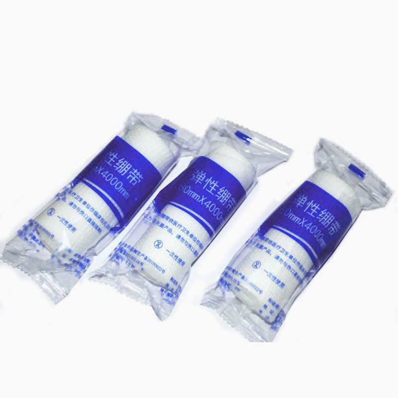 8X4 Chinese Packaging First Aid Kit Accessories Elastic PBT Bandage Sports Protective Elastic Bandage