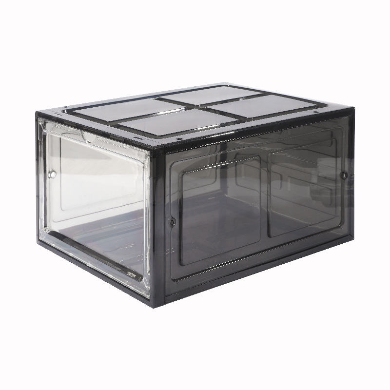Transparent Shoe Box Basketball Shoe Cabinet Separate Storage Free Assembly Dust-proof and Moisture-proof Combination Acrylic Transparent Shoe Box