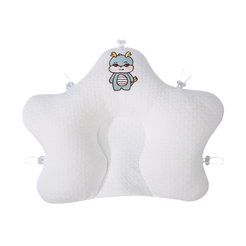 Neonatal baby anti-deviation shaped pillow five-sided adjustment baby correction head shape ventilation correction four seasons universal starfish