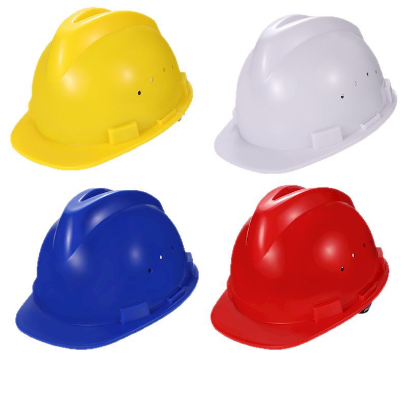 Safety helmet construction site new national standard engineering worker helmet hat thickened Anti-smashing breathable safety helmet manufacturers wholesale