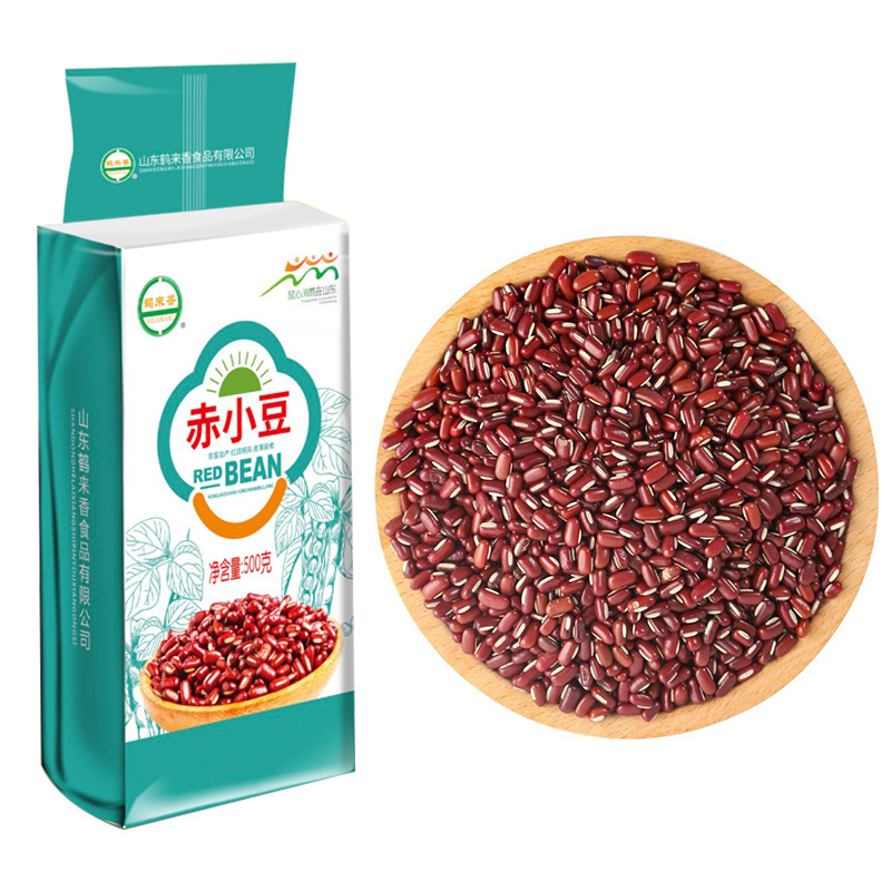 Crane Laxiang Adzuki Bean Wholesale 500g Vacuum Packed Red Bean Coix Tea Raw Material Grain Factory Direct Supply