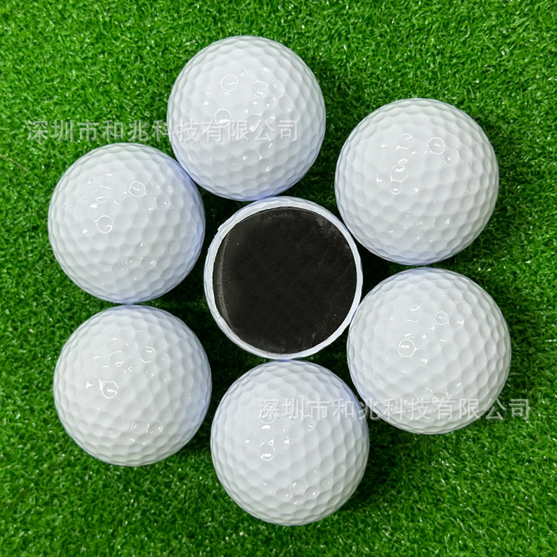 Golf Double-Layer Gift Ball, Brand New Two-Layer Solid Practice Ball, Golf Inner-Layer Plastic Putter Practice Ball