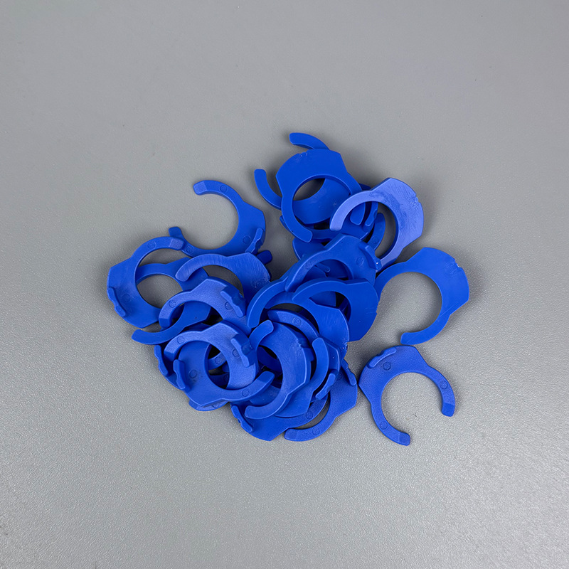 Quick connector 3 points blue card PE pipe card three points quick connector buckle blue pipe card ring blue card