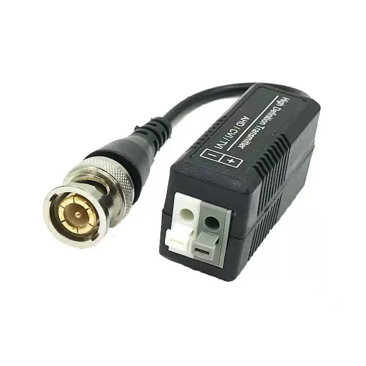 Manufacturer Twisted Pair Transmitter Monitoring Video Passive Anti-Interference High-Definition Transmitter Bnc Network Cable Connector Wholesale