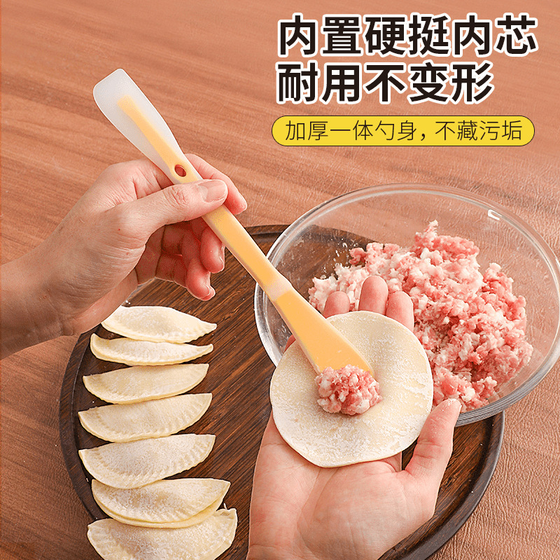 Making Dumplings Digging Stuffing Spoon Kitchen Household Silicone Stuffing Spoon Wraping Wonton Dumplings Wonton Steamed Stuffing Spoon Tool suit