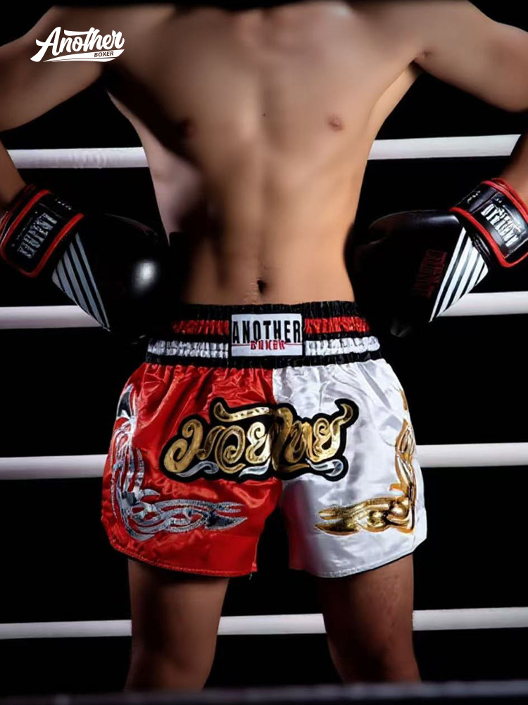 Wholesale Boxing Pants, Fighting Pants, Muay Thai Shorts, Boxing and Sanda Clothes, Training Fighting Shorts, Men's and Women's Splicing Models