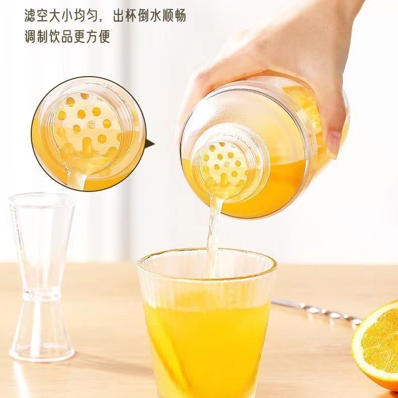 Shaker Cup Lemon Hammer Three-Piece Set for Making Lemon Tea and Milk Tea Shop Hand-Cranked Special Shaker Cup