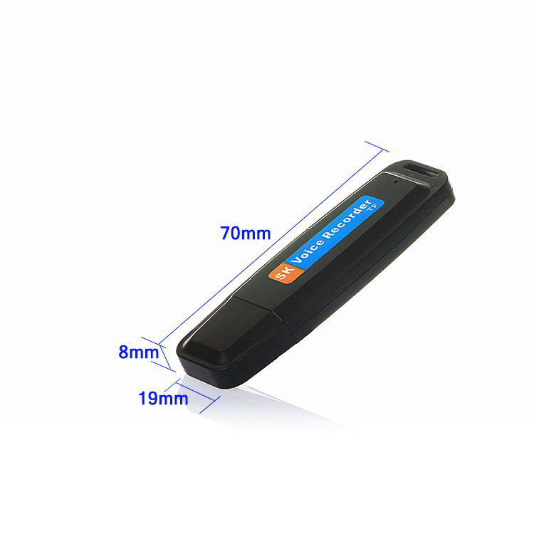 Factory Direct Sales Recording U Disk USB Small Recorder Large Capacity Ultra-Long Battery Life High-Definition Recording Pen Radio