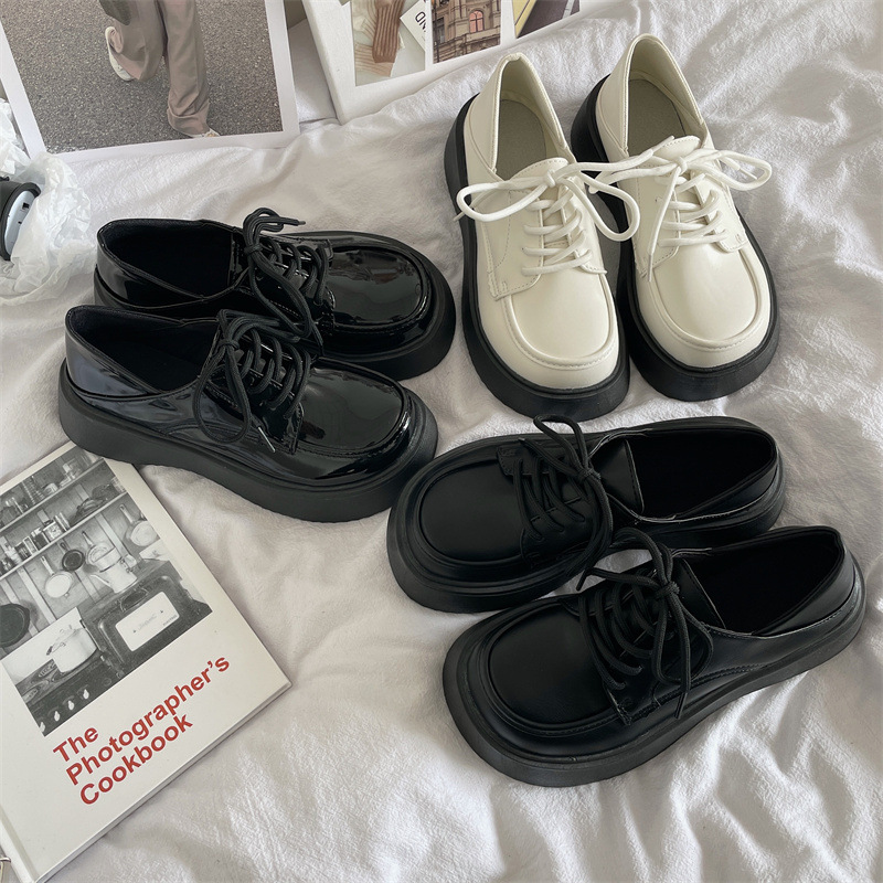 Туфли на платформе в британском стиле, новые японские универсальные туфли Мэри Джейн, толстая подошва, ретро лоферы для женщин