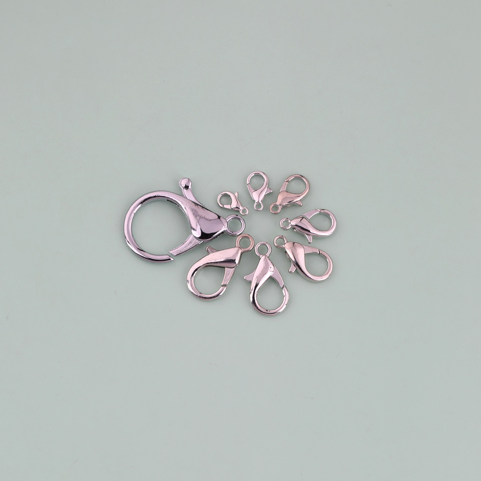 Metal Alloy Lobster Clasp DIY Jewelry Bracelet Necklace Ending Connection Buckle Multi-Color Multi-Specification Material Accessories