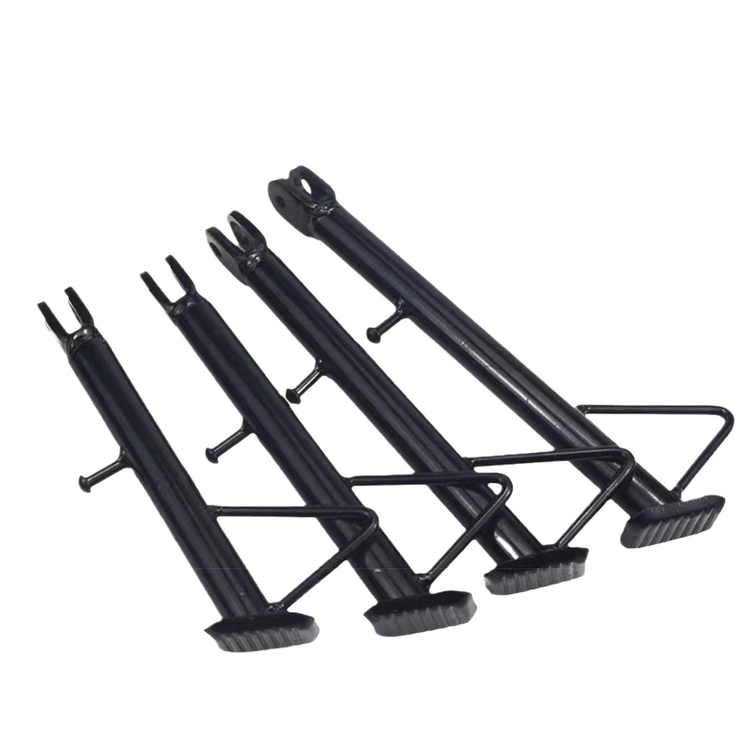 Non-slip extra-large base partial support electric car single-side foot support bracket battery car universal single-piece ladder