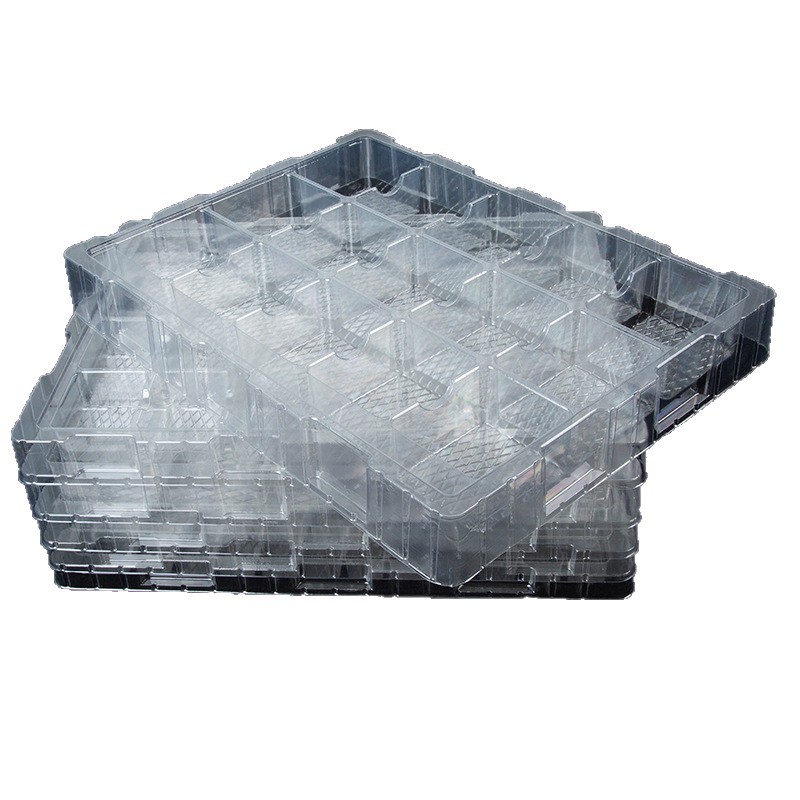 Industrial Electronic Hardware Parts Blister Packaging Custom-Made Pet Anti-Static Box Material Turnover Tray Thickened Silicone-Free