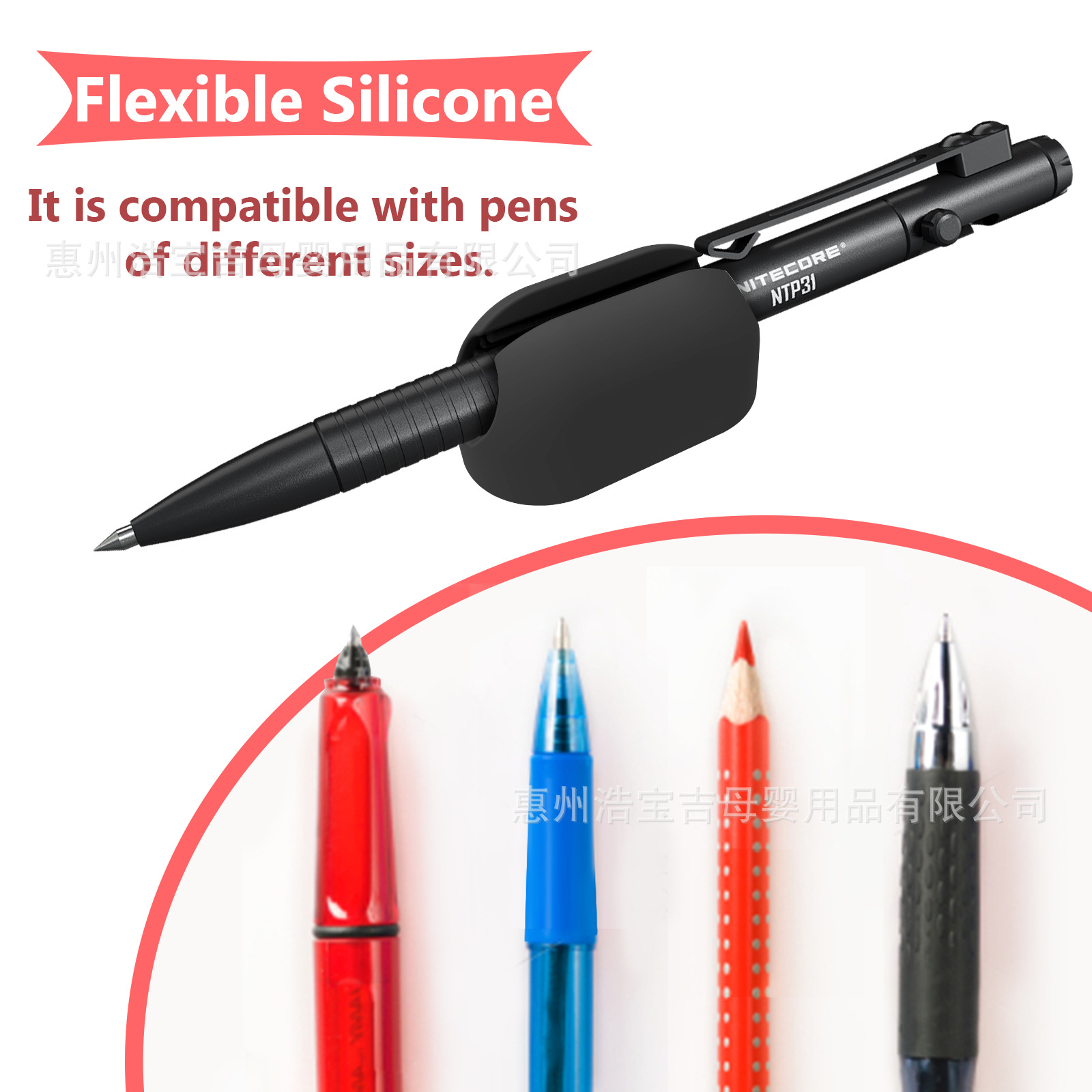 Magnetic Pen Holder for Desk and Wall Sticky Pencil Pen Holder Marker Holder Pencil Stand Clip Scrap Hanging Pen