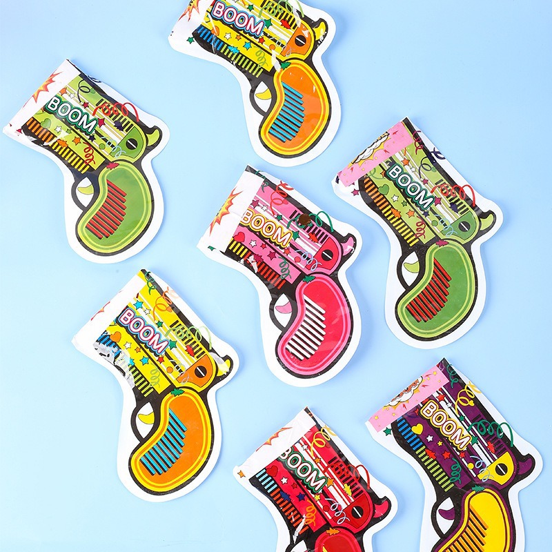 Automatic Inflatable Firework Gun New Year Firework Small Firework Gun Handheld Spray Gun New Year Firework Gun Shot Toy