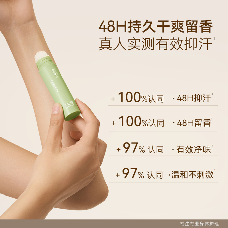 [Same Fragrance as Wang Junkai] Aqua Deodorant for Women's Armpits, Refreshing Antiperspirant, Deodorizing, Long-Lasting Fragrance and Antiperspirant