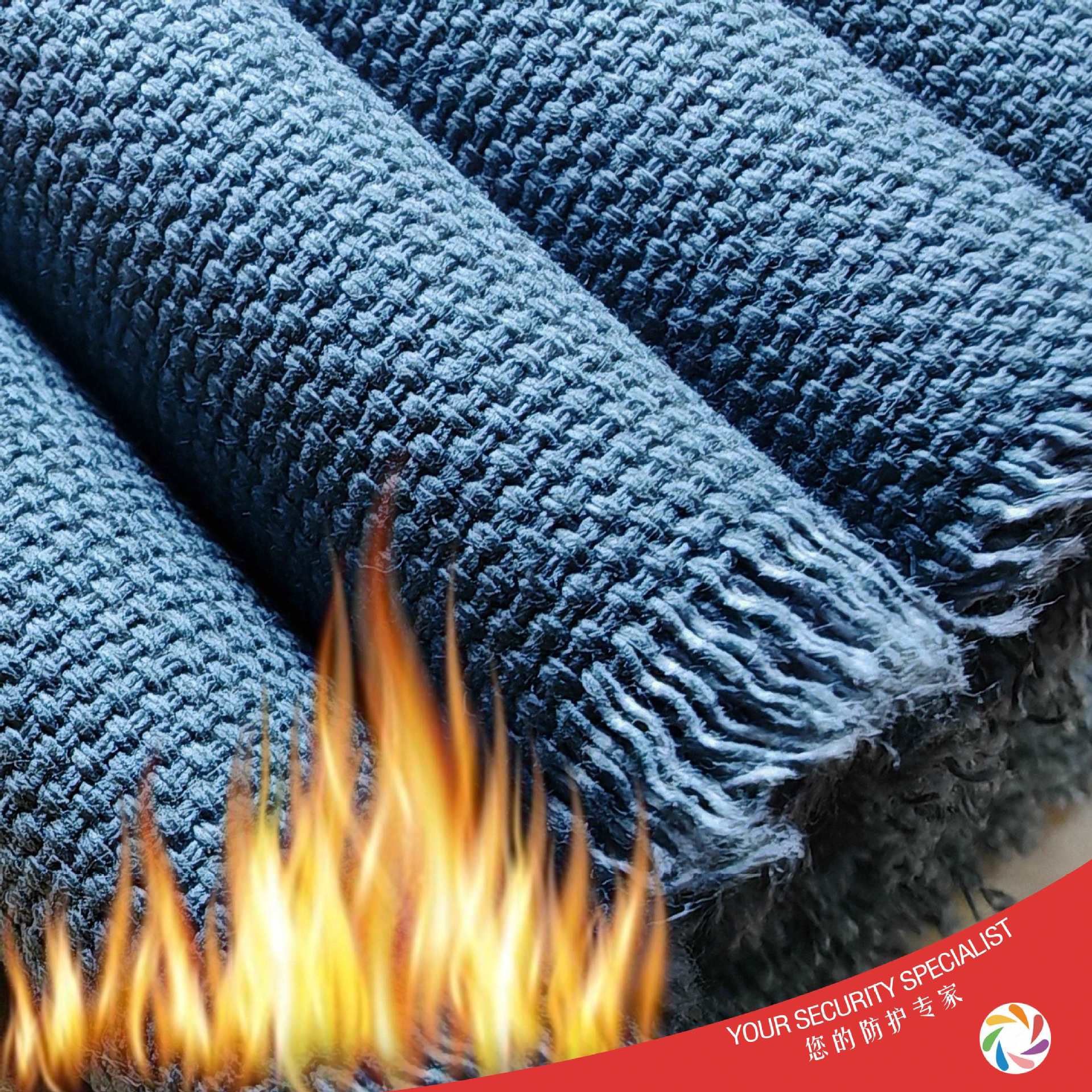 Огнеупорная ткань для мокса, огнеупорная ткань с огнестойкими свойствами для мокса на пупке, теплоизоляционная и противоожоговая ткань для огневой терапии, теплоизоляционная и огнеупорная ткань