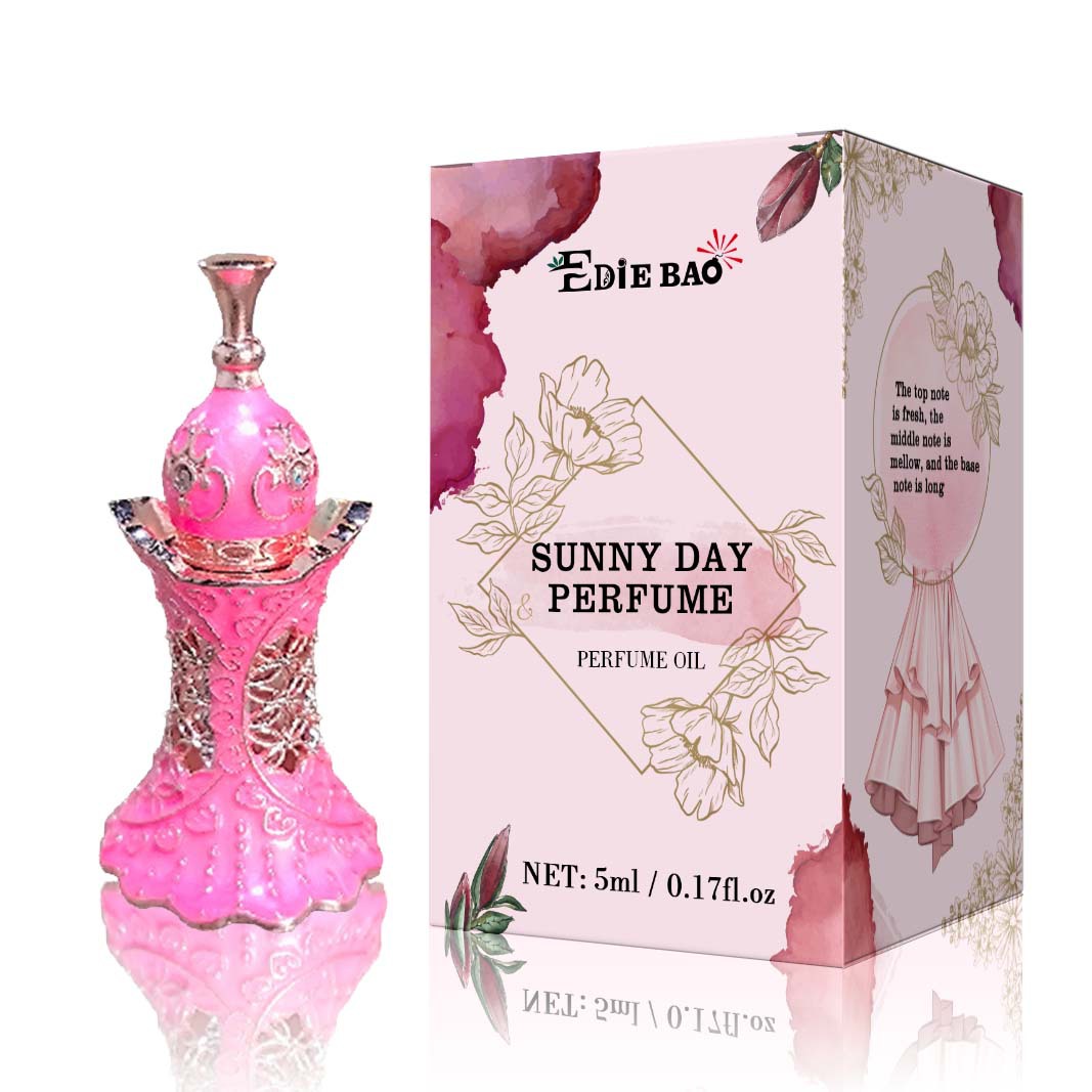 Ediebao Cross-Border Arabian Women's Perfume Strong Fragrance Tk Xiyin 5ml Body Essential Oil Floral Fragrance