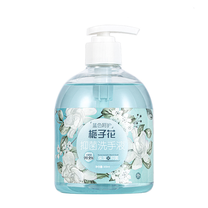 Blue Care Floral Antibacterial Hand Cleanser 500ml Household Perfume Grade Fragrance Cleansing Gentle Moisturizing Spot