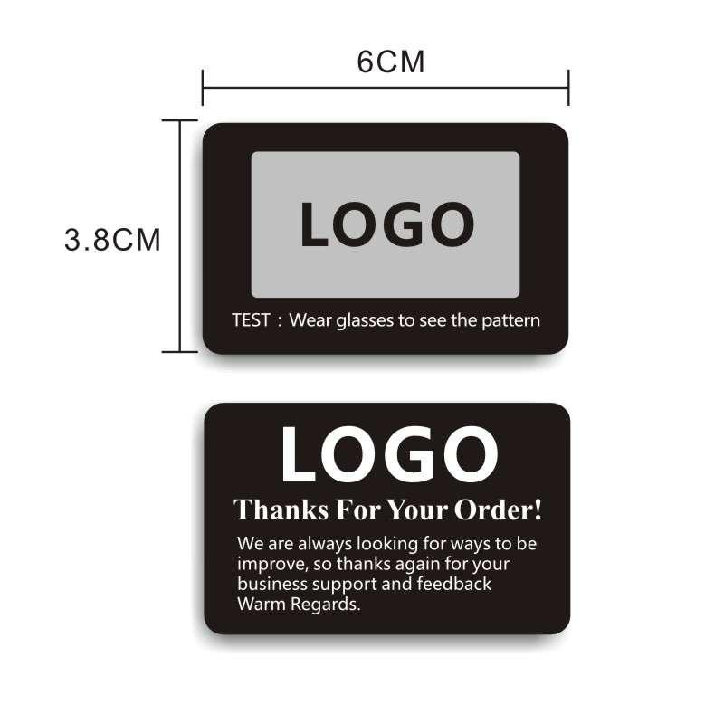 Foreign trade conventional 4x 6cm polarized sunglasses driving glasses goggles test card free design can be processed on behalf