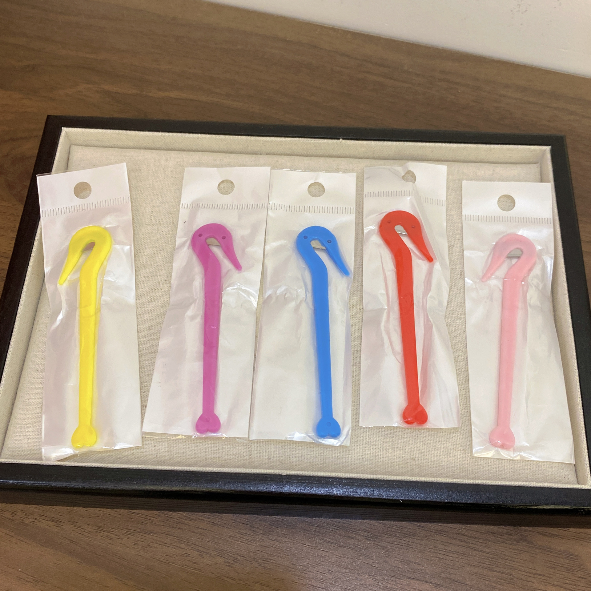 Children's Rubber Band Dismantling Artifact Girls Do Not Harm Hair Pull Needle Baby Hair Pull Hook Disposable Rubber Band Dismantling Artifact