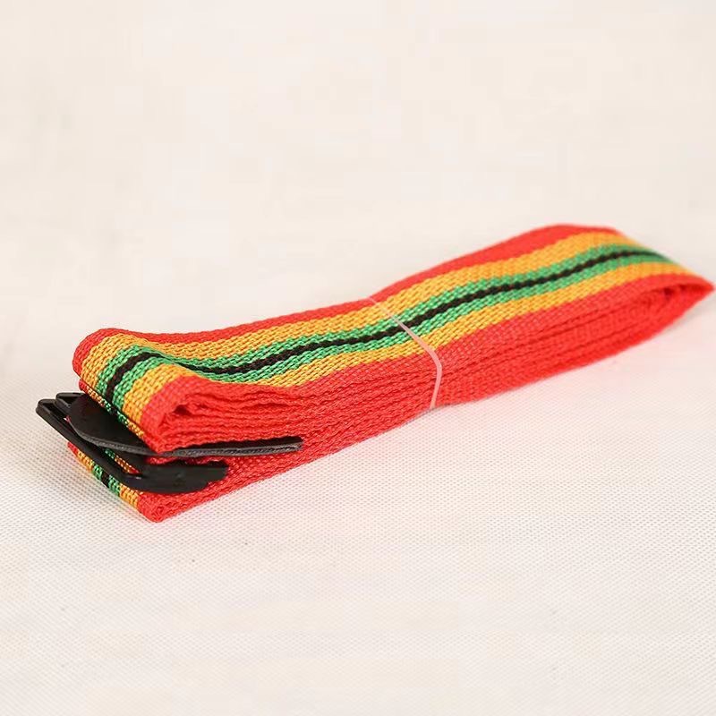 African Drum Strap Drum Strap Double Shoulder Drum Strap Cotton Strap Tricolor Portable Children Adult Strap Long Wide Drum Strap