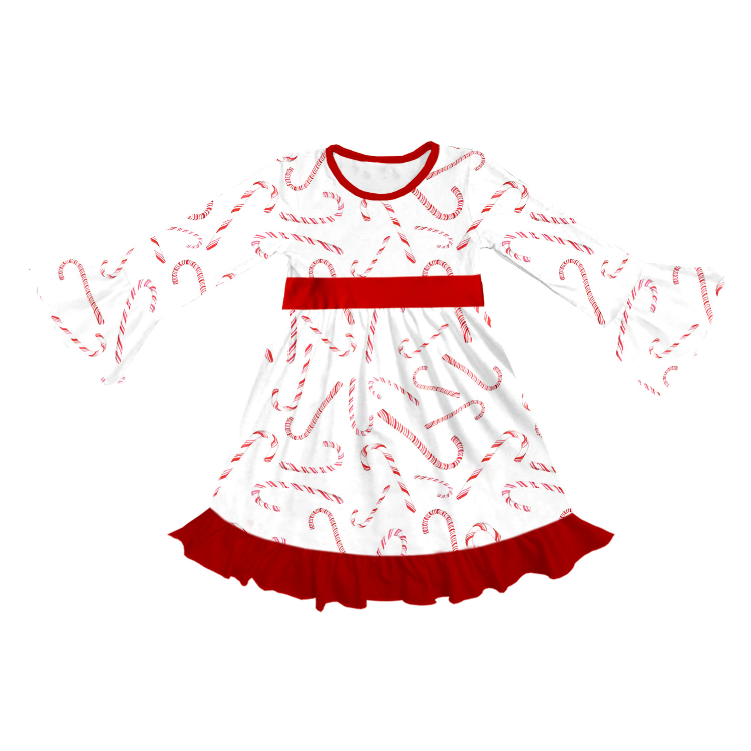 Boutique Foreign Trade Children's Clothing Printed Children's Cute Creative Customized Autumn Nightgown