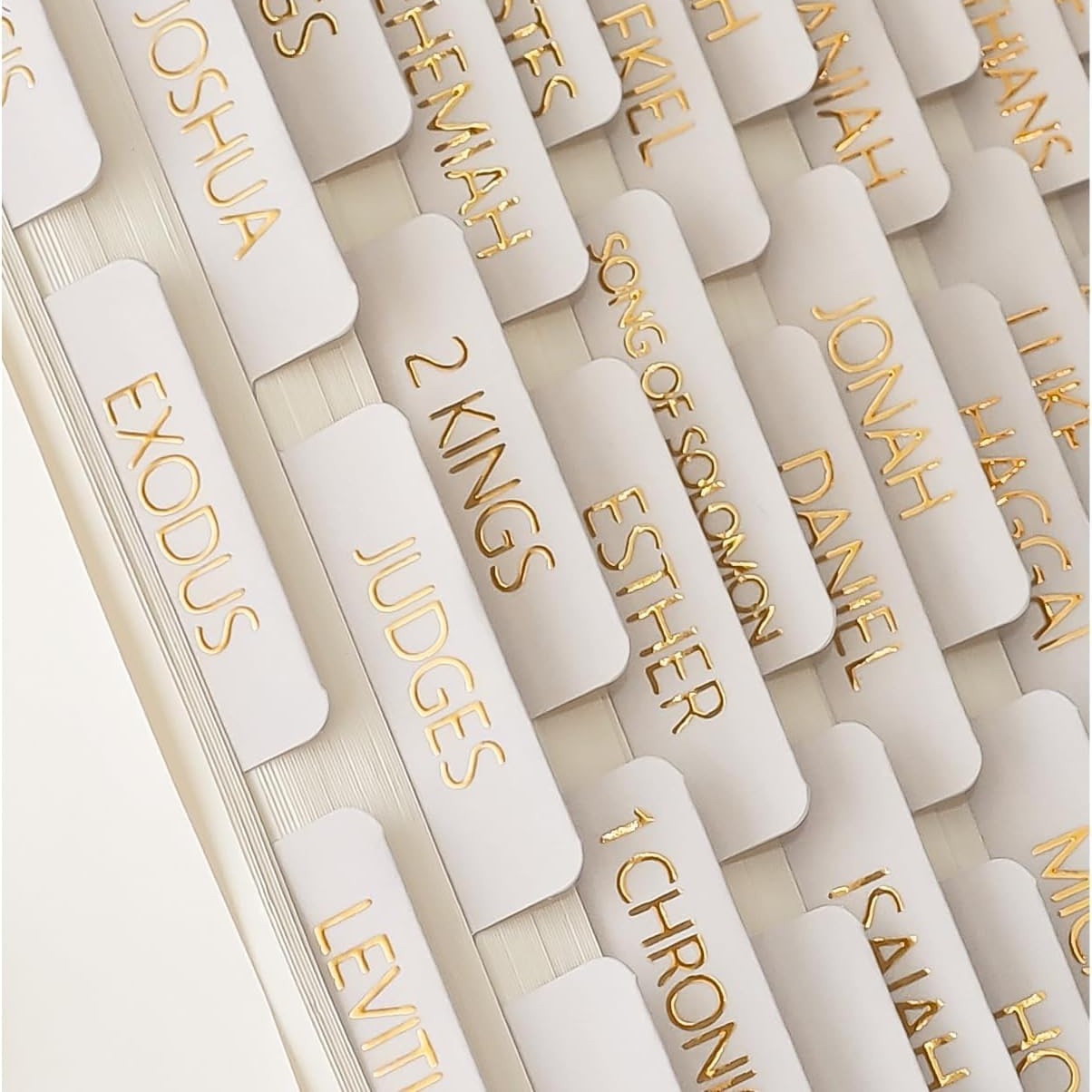 Amazon's Hot-Selling In-Stock Bible Book Category Marking Labels, In-Stock Gold-Stamped Waterproof Bible Index Stickers