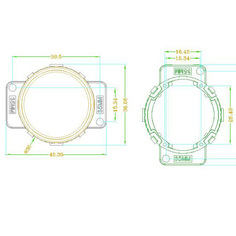 Factory Direct Sales 24V Full-Color Light Source Private Model 35mm Secondary Package Light Source Outdoor Waterproof Light Source
