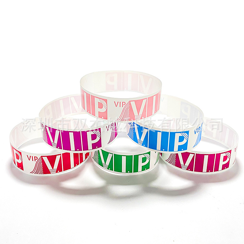 Disposable Bracelet VIP Cross-border Supply Amusement Park Concert Identity Ticket Synthesis Dupont Paper Wrist Strap