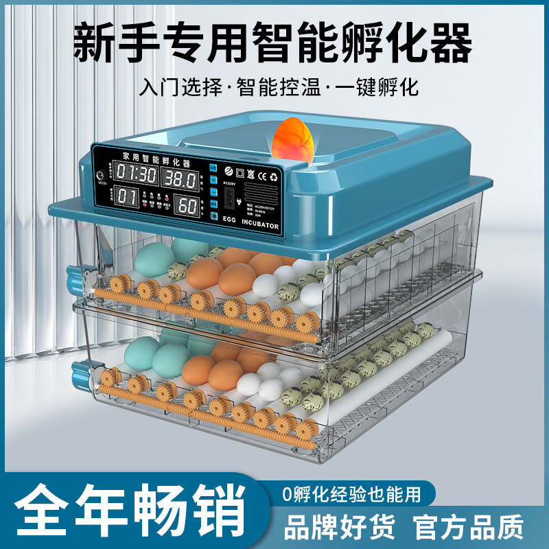 Shanghai Fully Automatic Intelligent Incubator Small Household Egg Incubator Chicken Duck Goose Pigeon Quail Egg Incubator