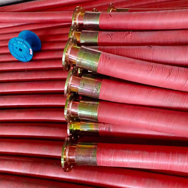 High Temperature Steam Hose Steel Braided Steam Rubber Hose High Pressure Steam Rubber Hose Hydraulic Hose Manufacturer Customization