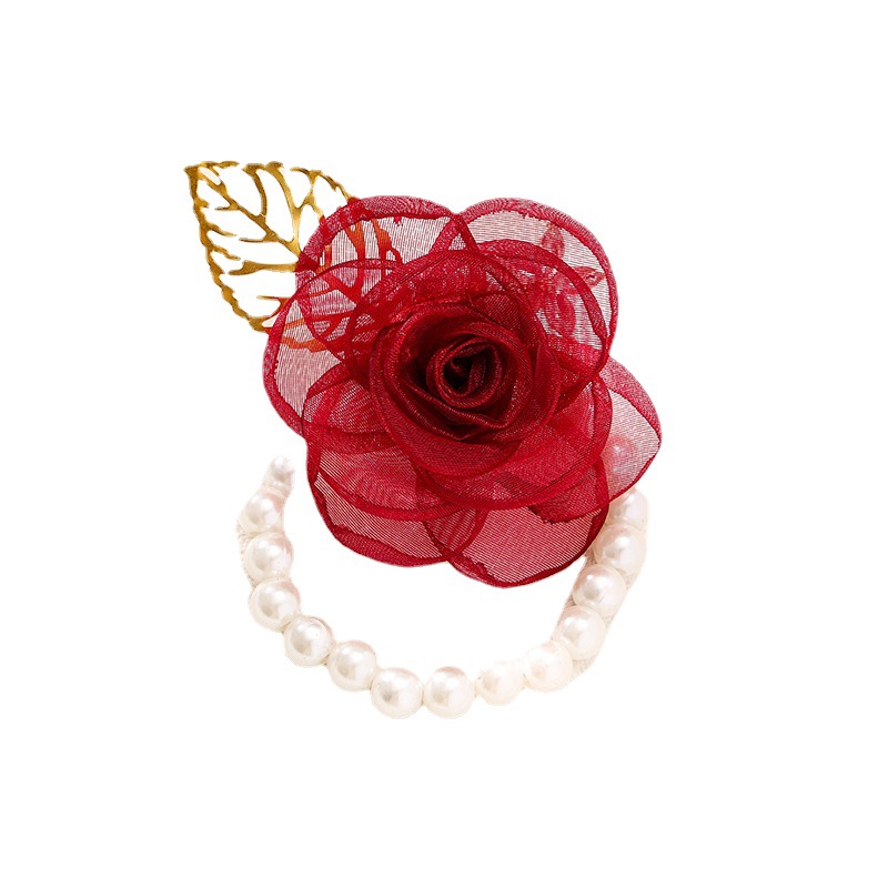 New Korean Style Beautiful Star Bridesmaid Wrist Flower Wedding Bride Wedding Bracelet Event Sister Group Wrist Flower