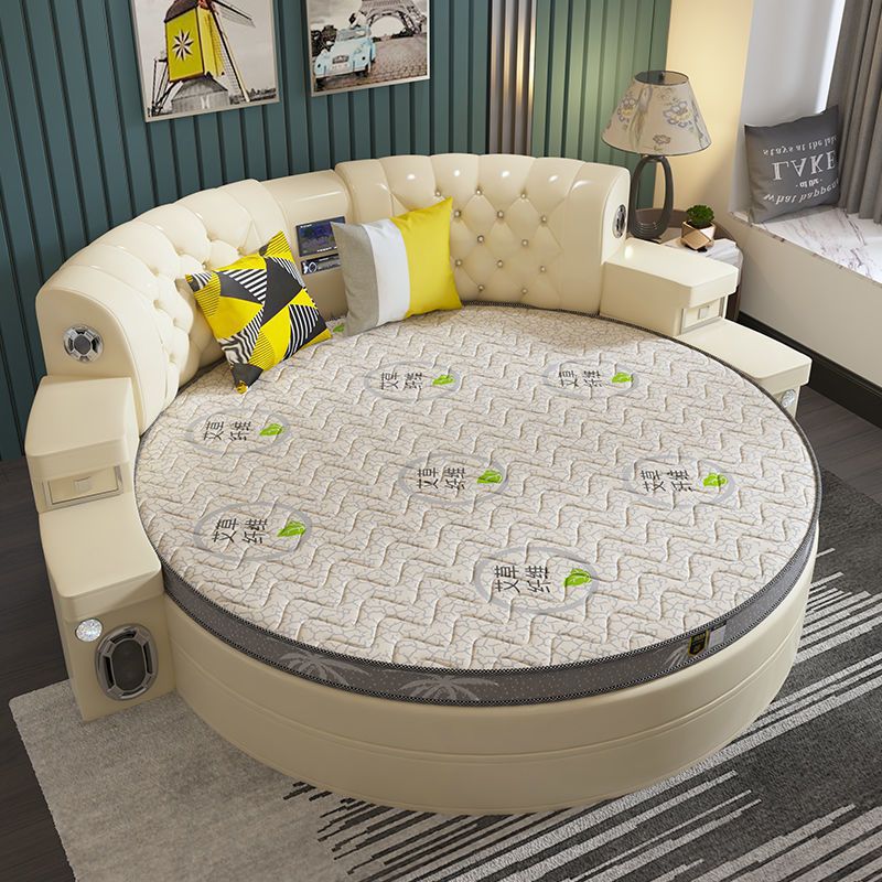 Round Mattress, Hard Mattress, Folding Round Mattress, Hotel and B&B Mattress, Thickened Coconut Palm Round Children's Mattress