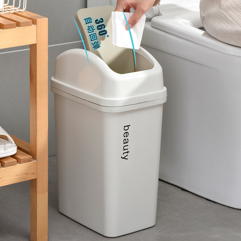 Automatic distribution dedicated trash can gap toilet dedicated large capacity commercial catering with lid buckle ins style