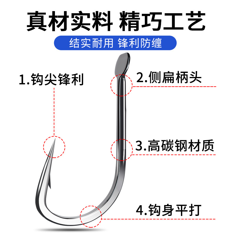 Traditional fishing seven-star drift line group tied fishing line finished fish drift Izu fish hook line eight-character ring sub-line clip suit