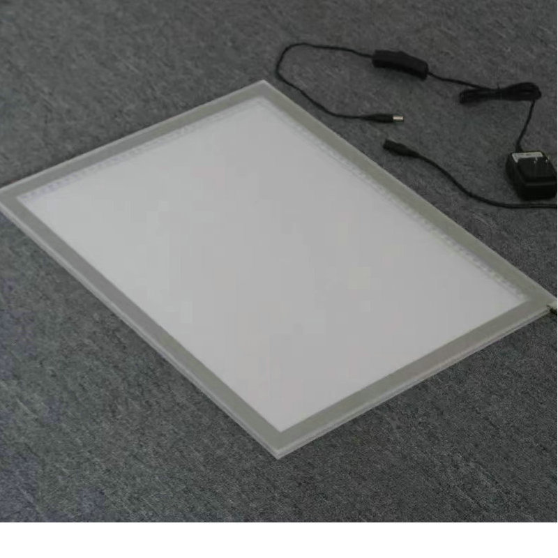 Led Light Guide Plate Backlight Lighting Screen Printing Laser Process Brightness Light Guide Plate Pmma/Ps Frosted Light-Emitting Plate