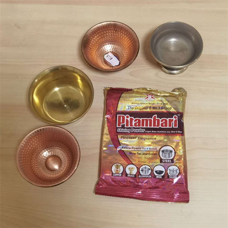 Copper Cleaning Powder, Polishing Powder to Remove Dirt and Copper Rust, Brightens and Cleans, Strong Decontamination Ability, 1 Bag of about 150 Grams