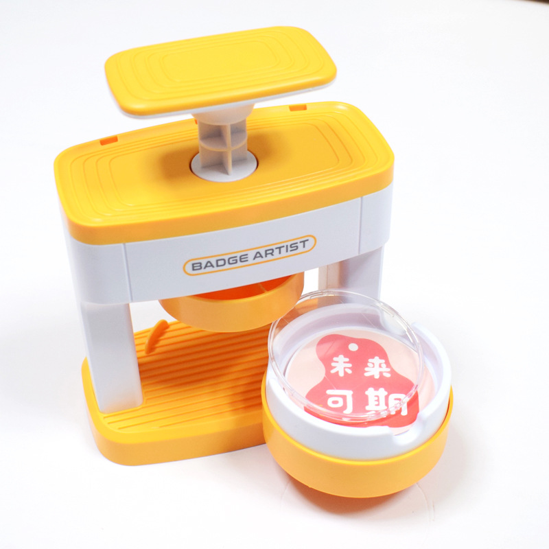 Spot Tinplate Badge Machine Badge Machine Equipment Card Press DIY Millet Bar Machine Making Machine Toy Girl