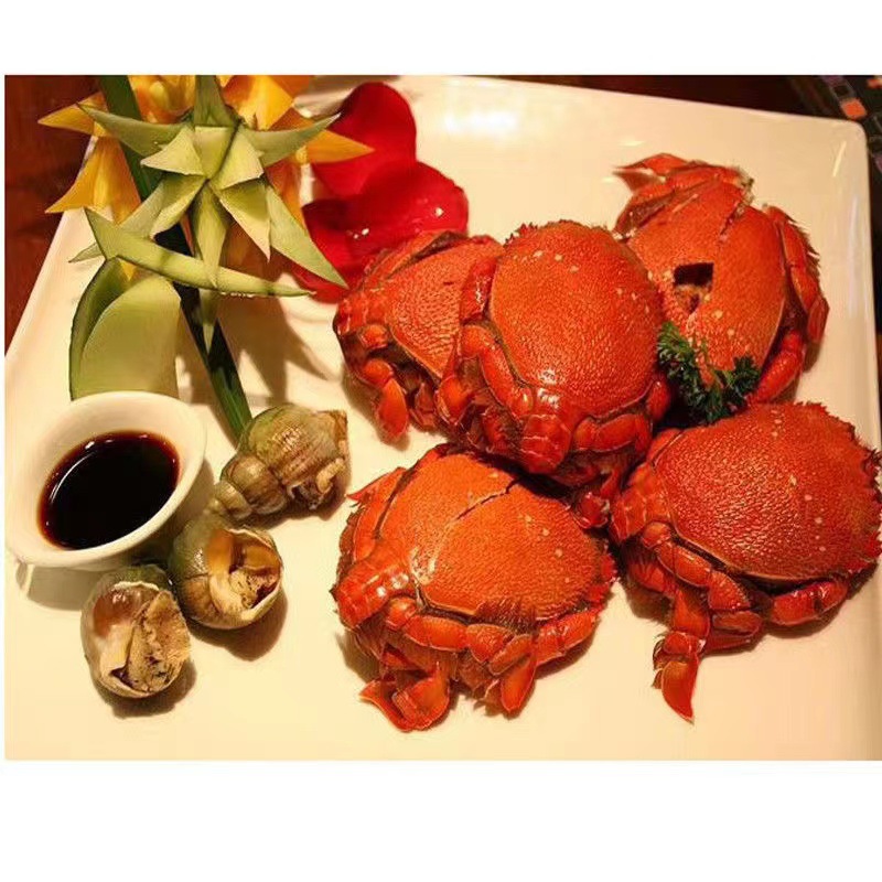 Live Frozen Tiger Crab, about 0.5kg Pieces/Piece [Love Fish Full Cabin Dropshipping Live Broadcast]